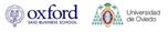 Logotipos da Said Business School, University of Oxford e da Universidad de Oviedo